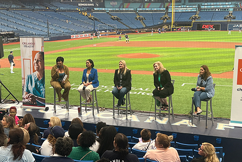 Women in construction panel at tropicana field