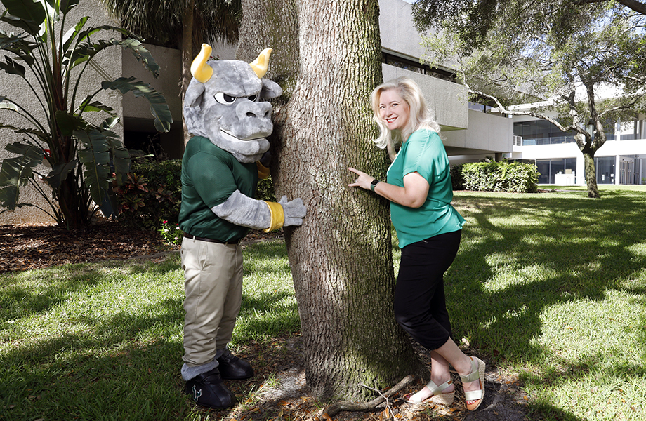 Chancellor Hardigree with Rocky