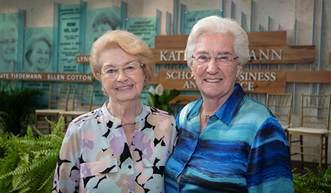 Kate Tiedemann and Ellen Cotton
