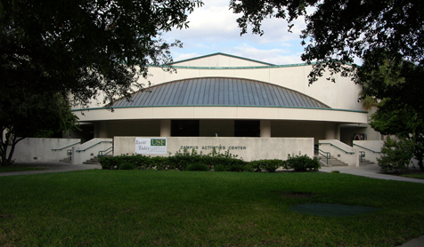 the outside of the Judy Genshaft Student Life Center