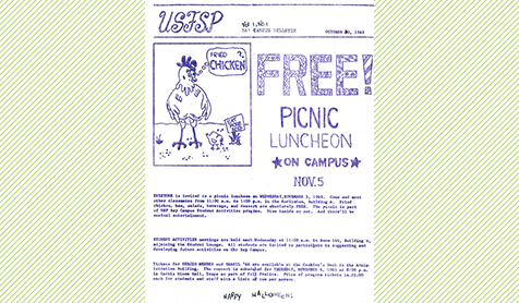 the cover of the first Crow's Nest newspaper