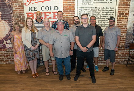 2024-2025 brewing arts cohort at ceremony