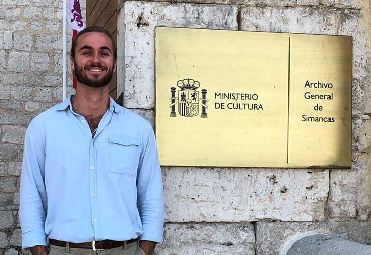 Morgan Greig at Archivo General de Simancas