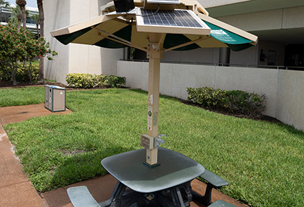 Solar charging stations