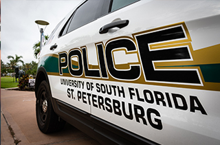 USF st. petersburg police car