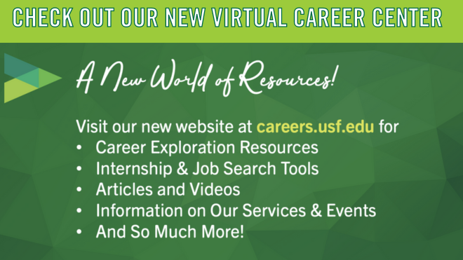 Visit the new Virtual Career Center