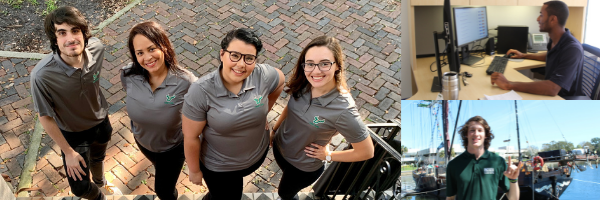 image of student employees in uniform