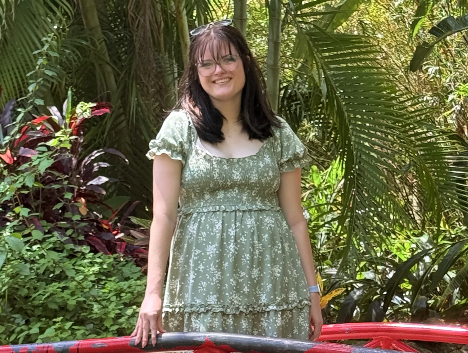 Photo of Keira near trees