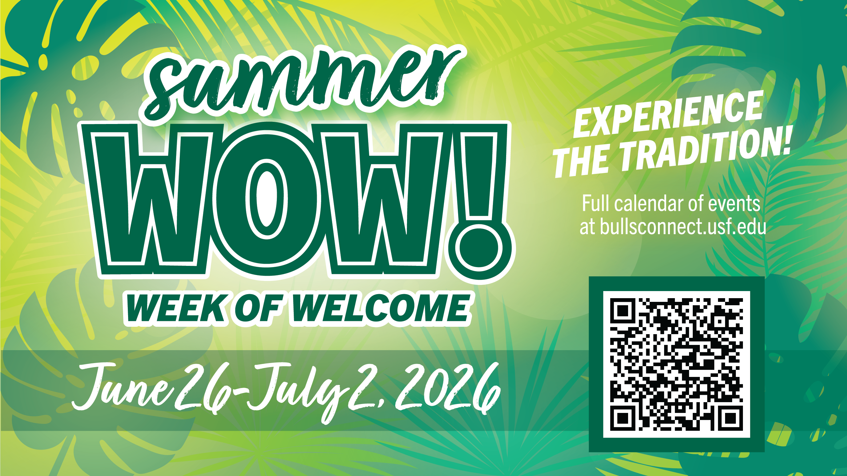 Summer 2026 Week of Welcome 