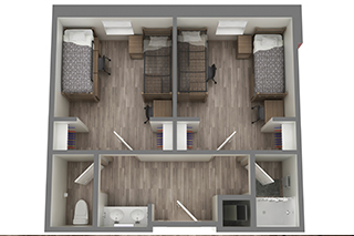 4 person floorplan