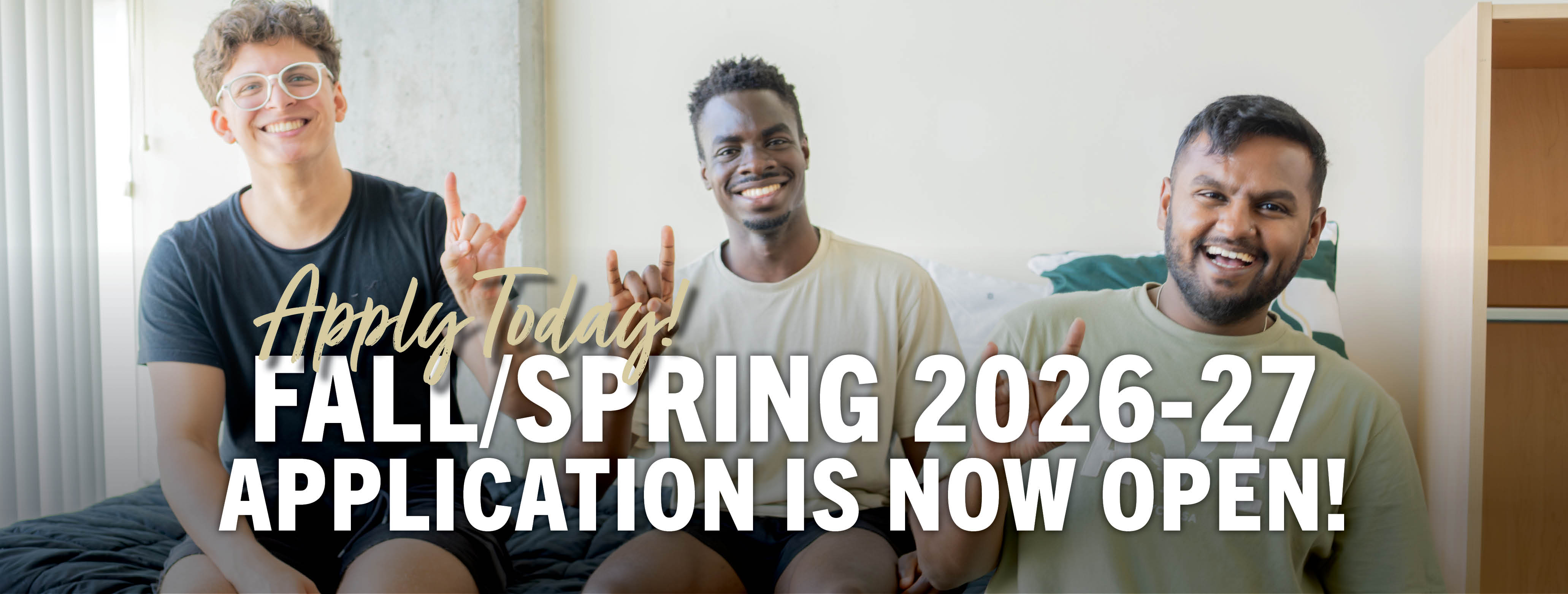 Fall/Spring 2026-27 Housing Application is open!