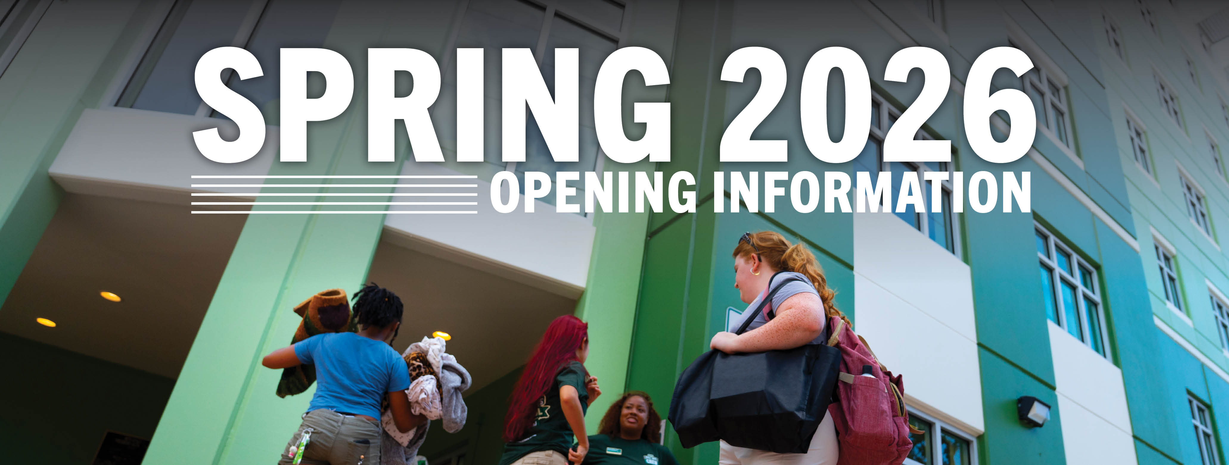 Spring Opening information