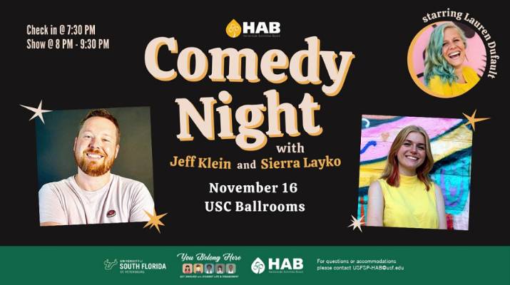 HAB Comedy Night Flyer