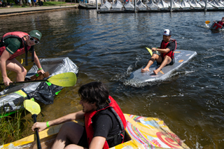 homecoming cardboard boat race
