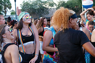 students at st. pete pride festival
