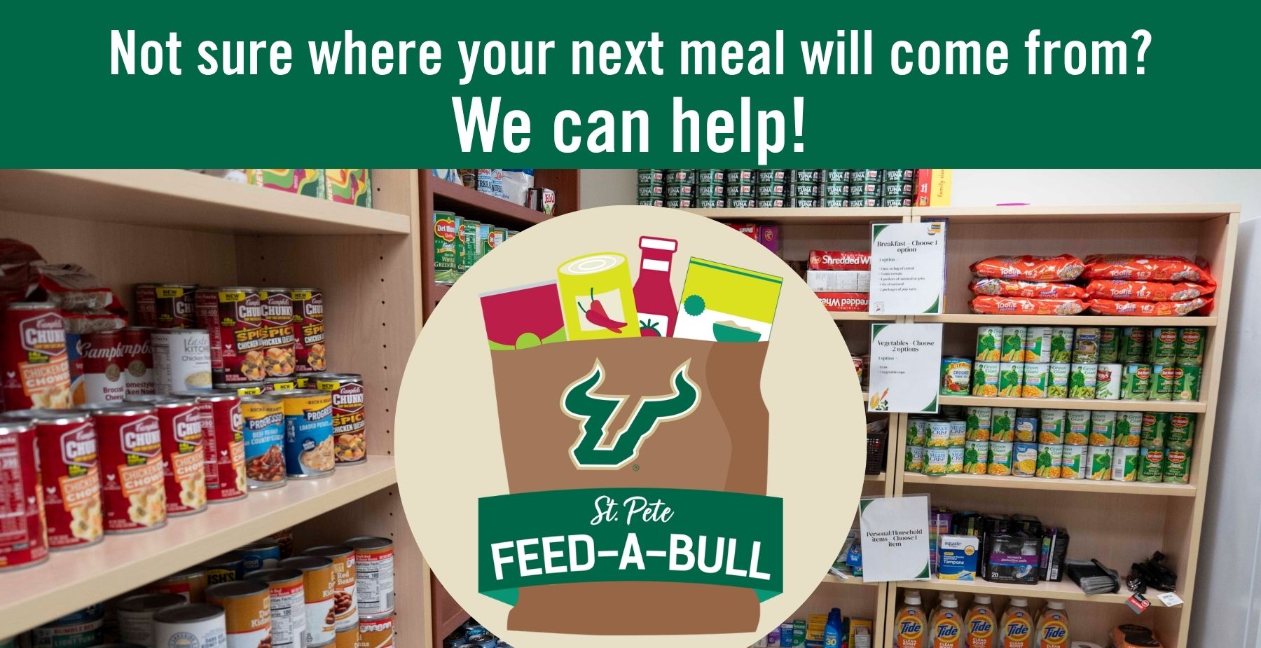 Feed-A-Bull food pantry