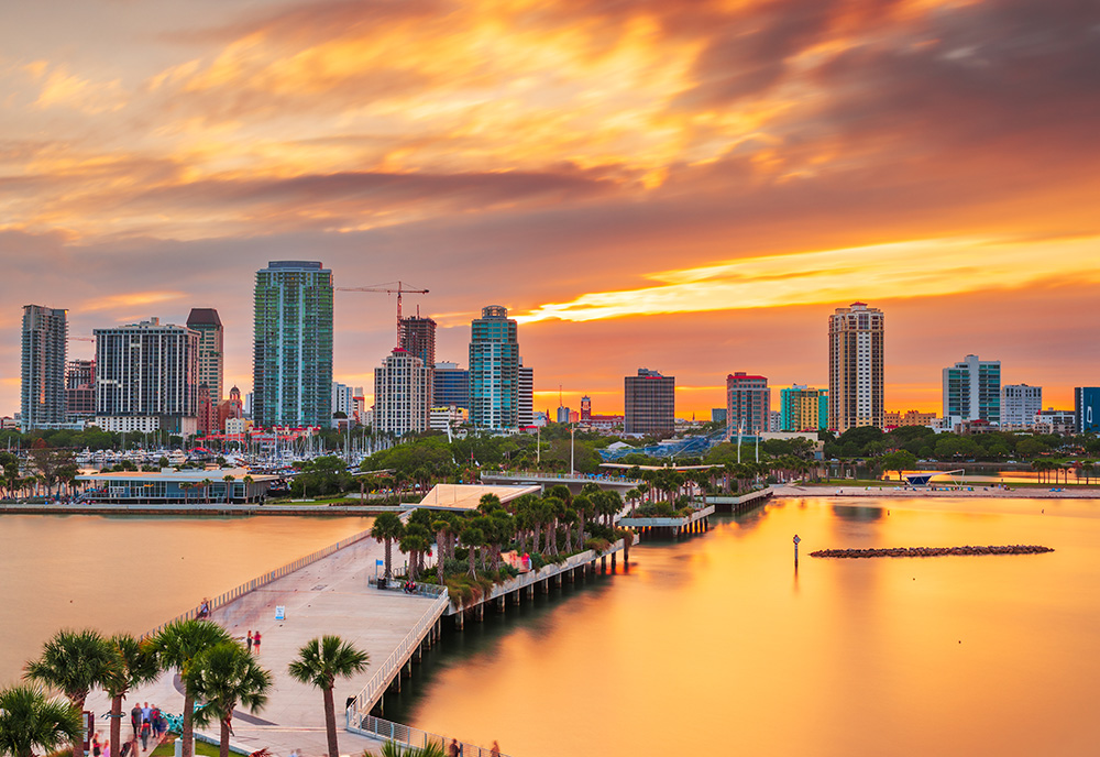 St. Petersburg skyline