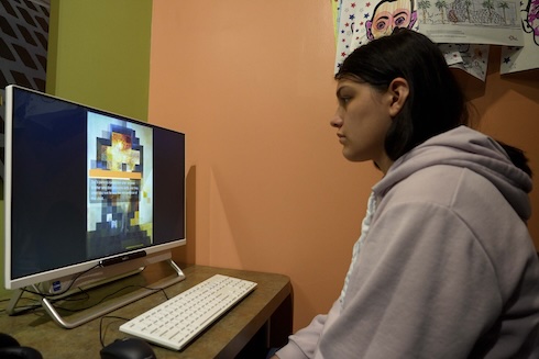Eye tracking research at Dali Museum.