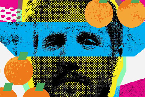 Collage artwork for Jimmy Turrell artist talk