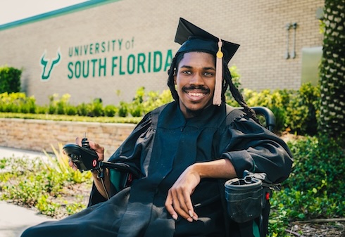 Tyvelle Dorvil graduates this week.