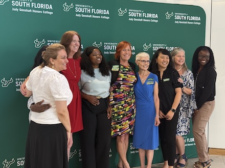 Relate-A-Bull reunion in Tampa with students and mentors.