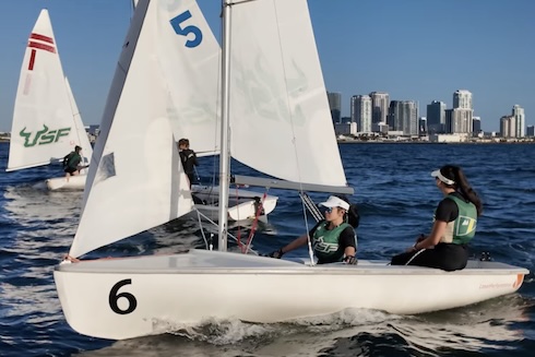 Sailing captain Madisen Hamai
