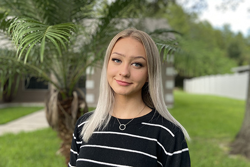 Abigail Cooper is graduating with a bachelor’s degree in forensic studies and justice.
