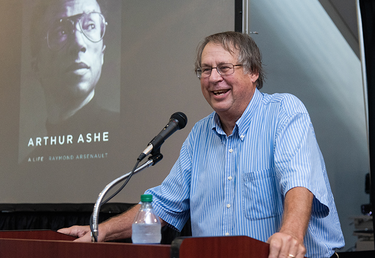 Ray Arsenault giving a talk