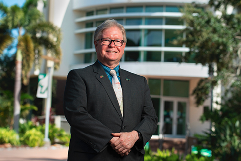 Regional Chancellor Martin Tadlock on campus