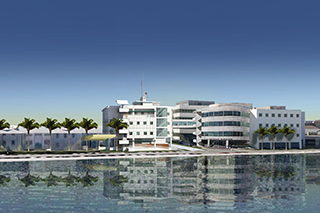 Render of new Center of Excellence in Environmental and Oceanographic Sciences