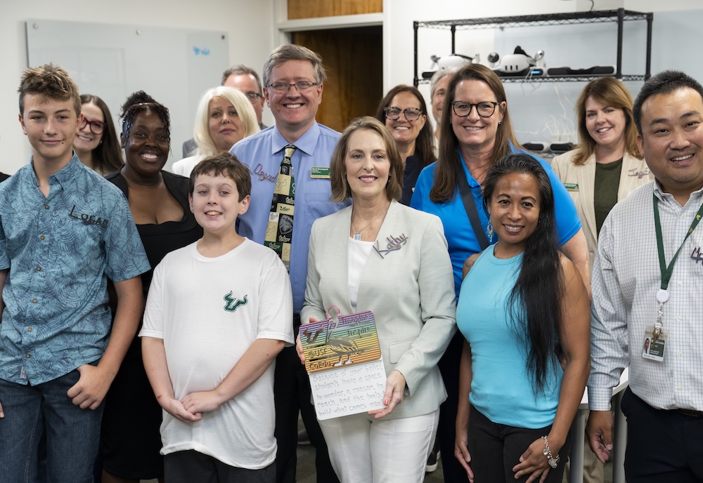 Rep. Kathy Castor visits the Emerging Tech Lab.