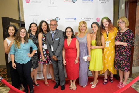 Susan Gala, Geraldine Arredondo, Martine Wagner, Kim McDaniel, Franco Silva, Linda Ramirez, Lola Baldeon, Gabriela Valencia, Lavely, Johnnie Rawlings Murdach.Photo by Elizabeth Barenis