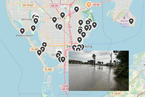 CRIS-HAZARD map with photo