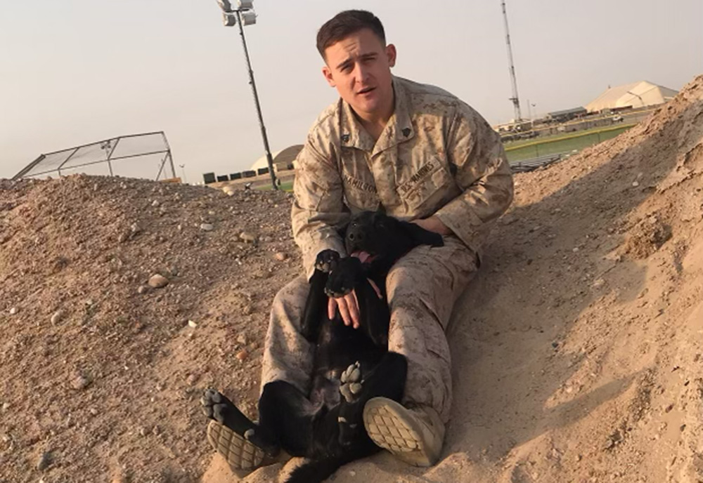 Adam Hamilton served in the Marines
