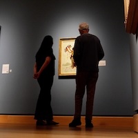 Student and participant in the Art in Mind program.