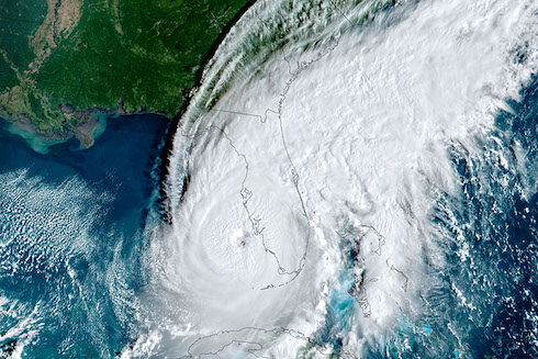 Hurricane Ian made landfall on September 28 as the fourth-strongest storm in the state’s history. Credit: NASA’s Earth Observatory.