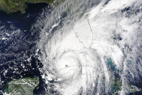 Hurricane Ian from space.