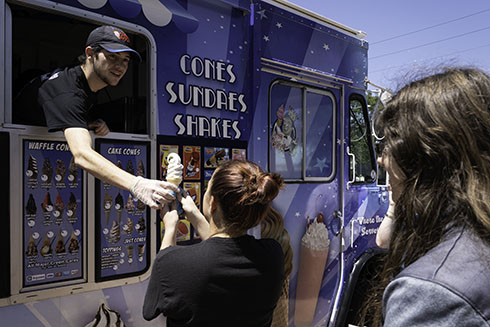 USFSP alum Jon Boyd handed out around 500 free ice creams on his birthday.