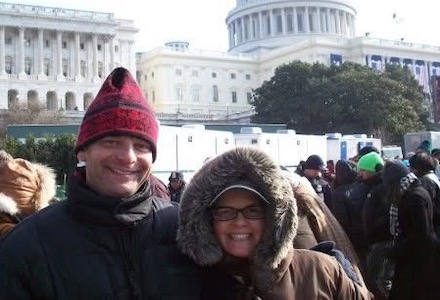 Professor McLauchlan at Inauguration Day.