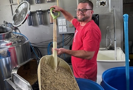 Brian in the brewery