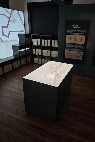 Map in exhibit