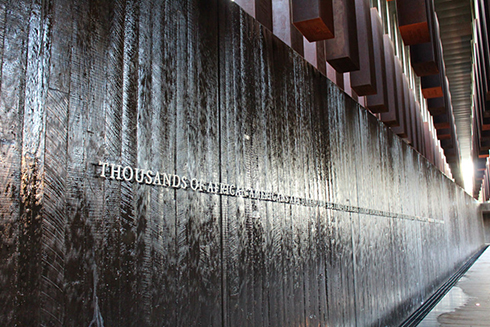 The first lynching memorial marker in St. Petersburg – inspired by the work of the Equal Justice Initiative (EJI) and their National Memorial for Peace and Justice (pictured here) – is designed to document and act as a visual reminder of the city’s racial history. Photo by EJI.