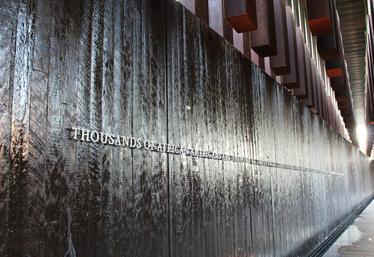 The first lynching memorial marker in St. Petersburg – inspired by the work of the Equal Justice Initiative (EJI) and their National Memorial for Peace and Justice (pictured here) – is designed to document and act as a visual reminder of the city’s racial history. Photo by EJI.