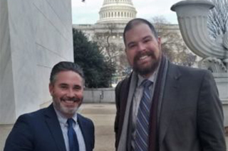 Ben Smet, Hero and Brian Anderson in Washington D.C. Photo courtesy of Ben Smet.