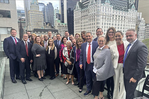 group of people outdoors in new york city