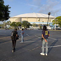 Razed filming