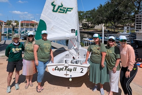 Naming of new sailing boat.