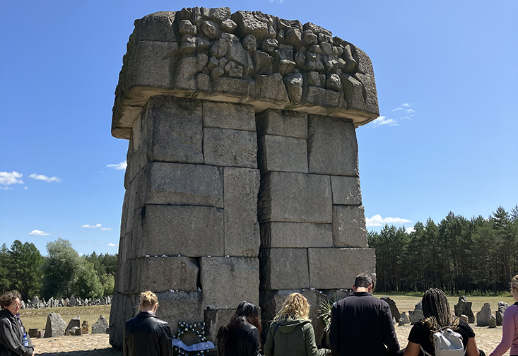 USF Honors College students visit Europe to learn about Holocaust