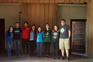 USB students in rejuvenated Norway auditorium.