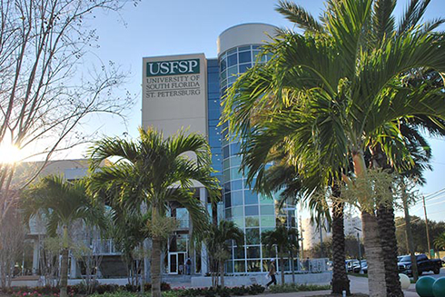 The USC building on the USF St. Petersburg campus